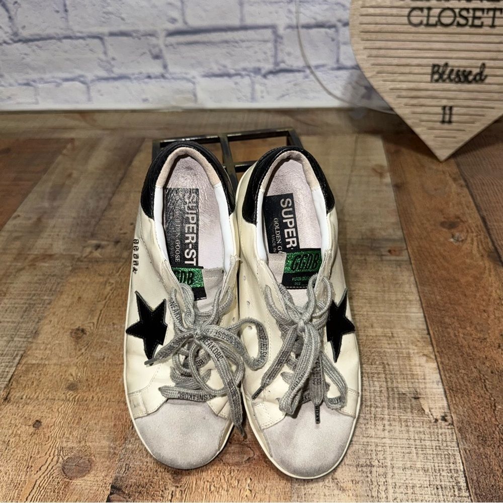 Golden goose “make it happen” sneakers green tongue - Picture 5 of 15